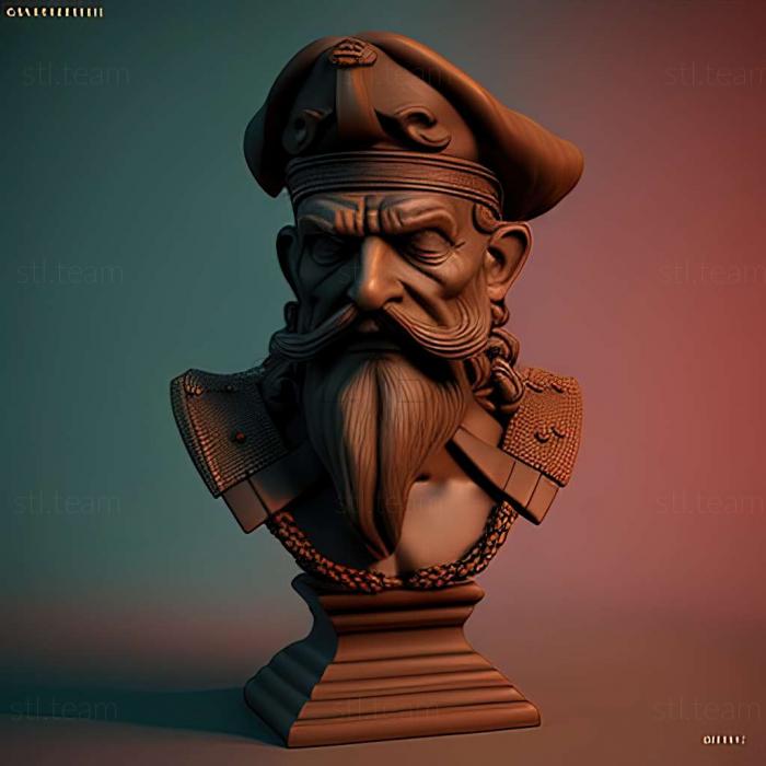 3D модель Кубанопс бимини (STL)